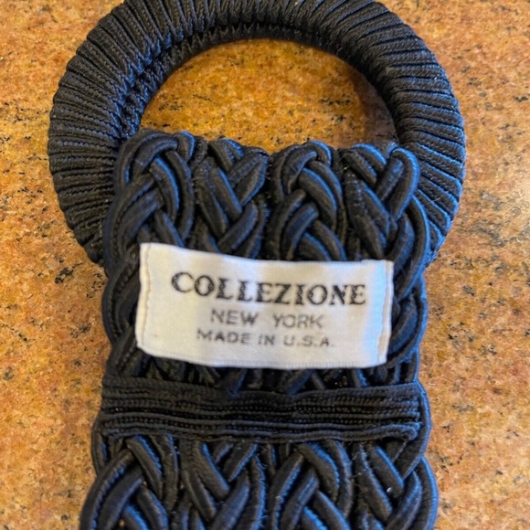 NEW!Juliana Collezione NY Designer Belt Black Braided Style 36 in. Adjustable main image 5